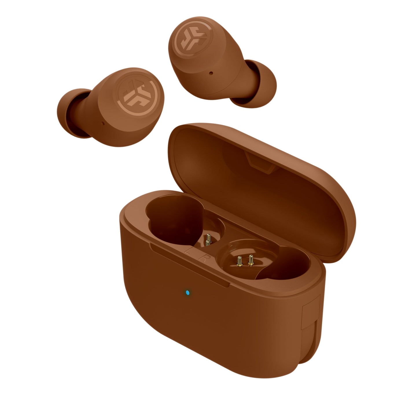 JLab Go Air Pop+ Tones True Wireless Earbuds, in Ear Headphones, Bluetooth Earphones, 35H Playtime Ear Buds, Bluetooth Earbuds with Microphone, USB-C Charging Case, Dual Connect, EQ3 Sound, (728 N)