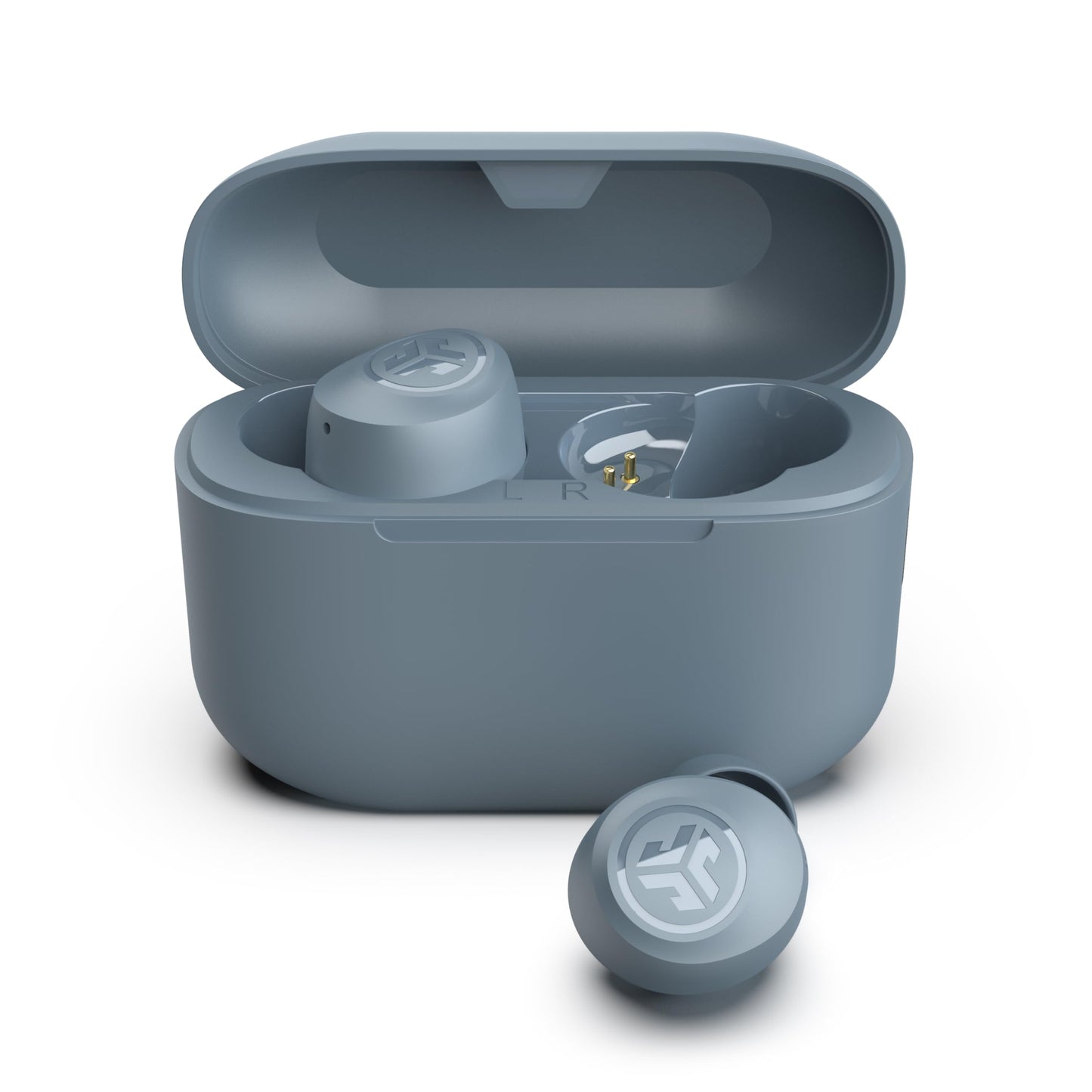 JLab Go Air Pop+ Tones True Wireless Earbuds, in Ear Headphones, Bluetooth Earphones, 35H Playtime Ear Buds, Bluetooth Earbuds with Microphone, USB-C Charging Case, Dual Connect, EQ3 Sound, (728 N)
