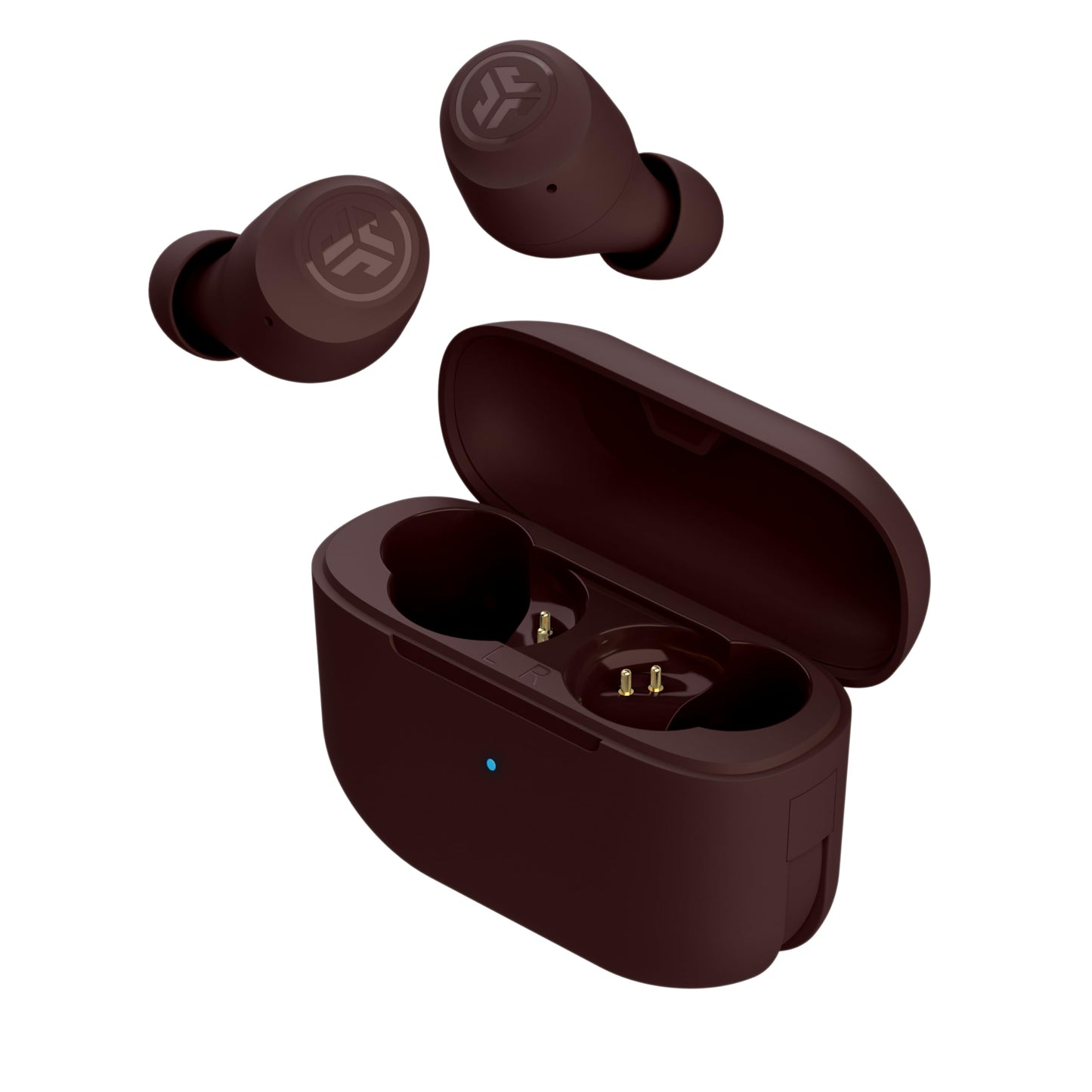 JLab Go Air Pop+ Tones True Wireless Earbuds, in Ear Headphones, Bluetooth Earphones, 35H Playtime Ear Buds, Bluetooth Earbuds with Microphone, USB-C Charging Case, Dual Connect, EQ3 Sound, (728 N)