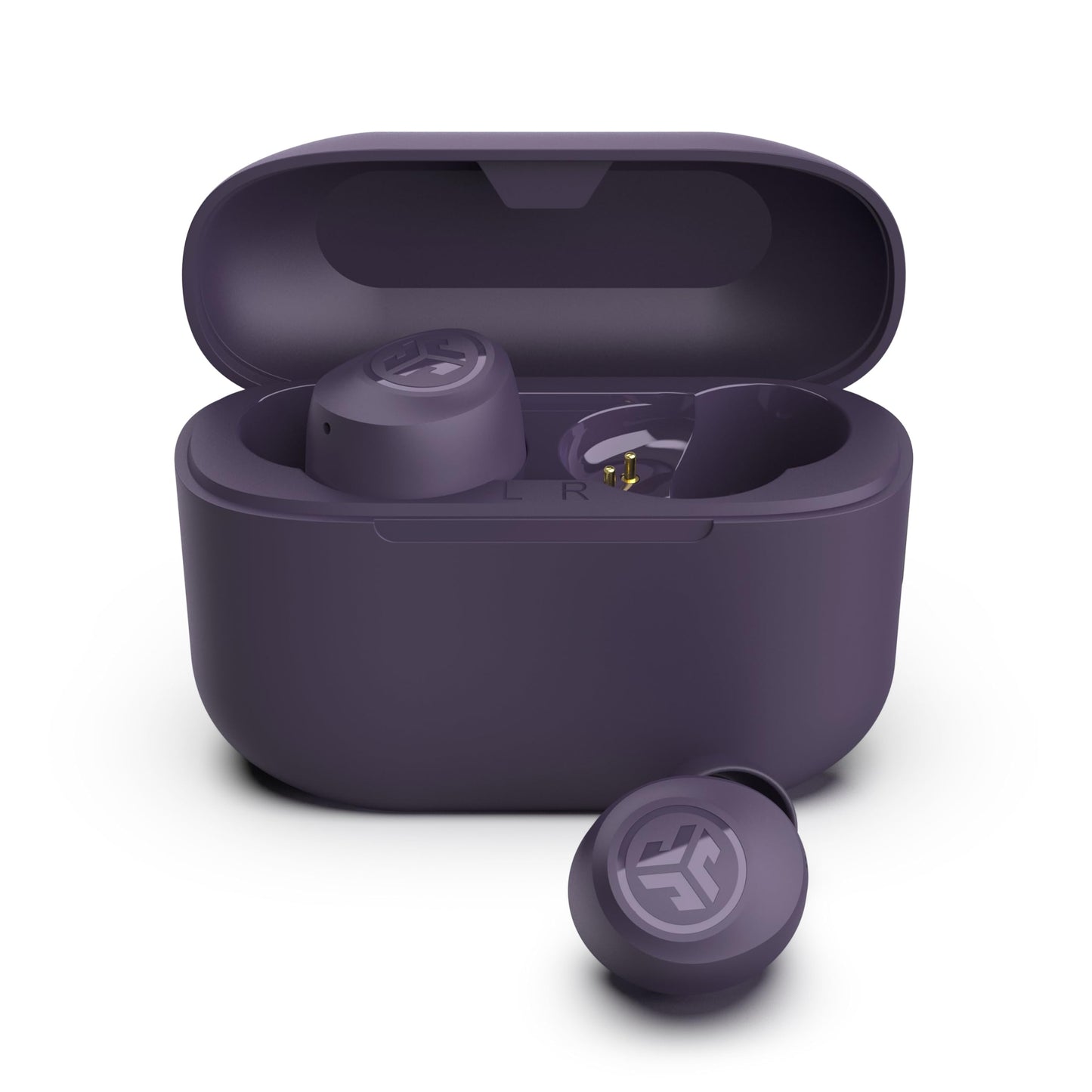 JLab Go Air Pop+ Tones True Wireless Earbuds, in Ear Headphones, Bluetooth Earphones, 35H Playtime Ear Buds, Bluetooth Earbuds with Microphone, USB-C Charging Case, Dual Connect, EQ3 Sound, (728 N)