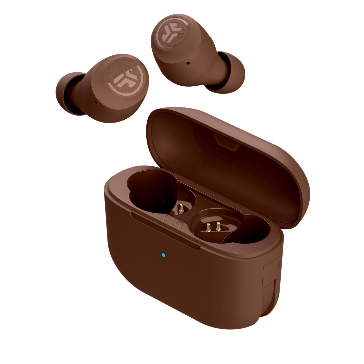 JLab Go Air Pop+ Tones True Wireless Earbuds, in Ear Headphones, Bluetooth Earphones, 35H Playtime Ear Buds, Bluetooth Earbuds with Microphone, USB-C Charging Case, Dual Connect, EQ3 Sound, (728 N)