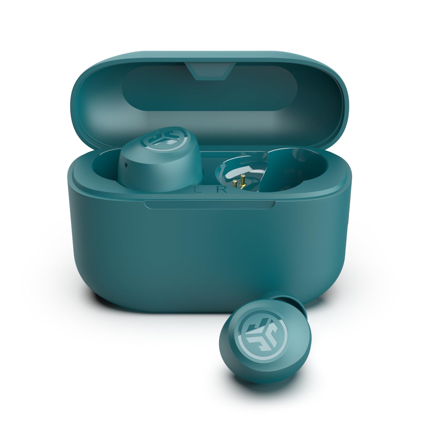 JLab Go Air Pop+ Tones True Wireless Earbuds, in Ear Headphones, Bluetooth Earphones, 35H Playtime Ear Buds, Bluetooth Earbuds with Microphone, USB-C Charging Case, Dual Connect, EQ3 Sound, (728 N)