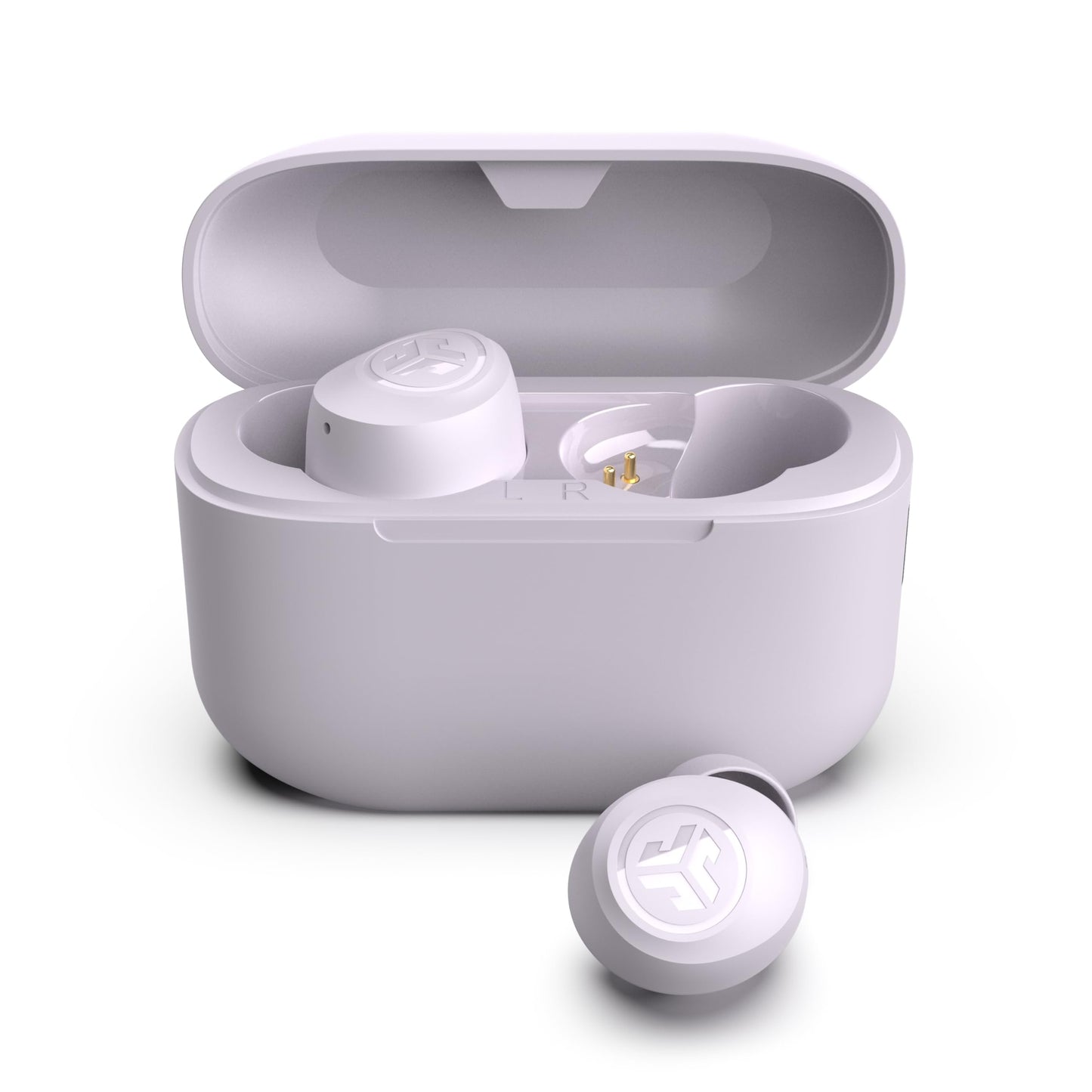 JLab Go Air Pop+ Tones True Wireless Earbuds, in Ear Headphones, Bluetooth Earphones, 35H Playtime Ear Buds, Bluetooth Earbuds with Microphone, USB-C Charging Case, Dual Connect, EQ3 Sound, (728 N)