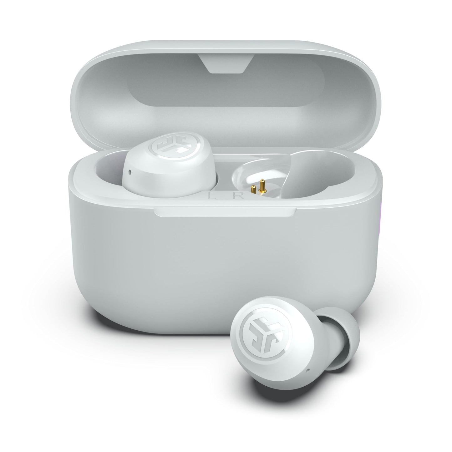 JLab Go Air Pop+ Tones True Wireless Earbuds, in Ear Headphones, Bluetooth Earphones, 35H Playtime Ear Buds, Bluetooth Earbuds with Microphone, USB-C Charging Case, Dual Connect, EQ3 Sound, (728 N)