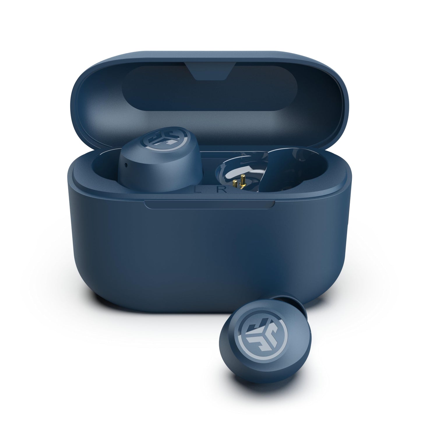JLab Go Air Pop+ Tones True Wireless Earbuds, in Ear Headphones, Bluetooth Earphones, 35H Playtime Ear Buds, Bluetooth Earbuds with Microphone, USB-C Charging Case, Dual Connect, EQ3 Sound, (728 N)