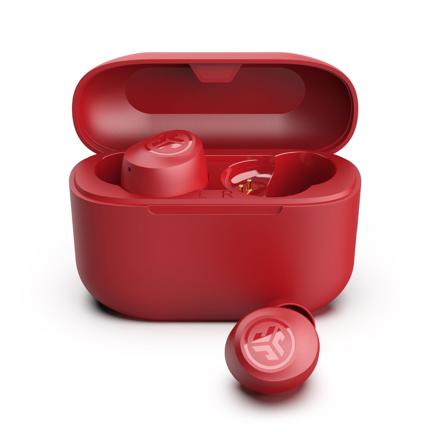 JLab Go Air Pop+ Tones True Wireless Earbuds, in Ear Headphones, Bluetooth Earphones, 35H Playtime Ear Buds, Bluetooth Earbuds with Microphone, USB-C Charging Case, Dual Connect, EQ3 Sound, (728 N)